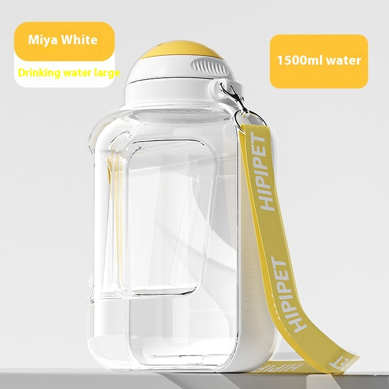 2 In 1 Pet Bottle Portable Water & Food Dispenser