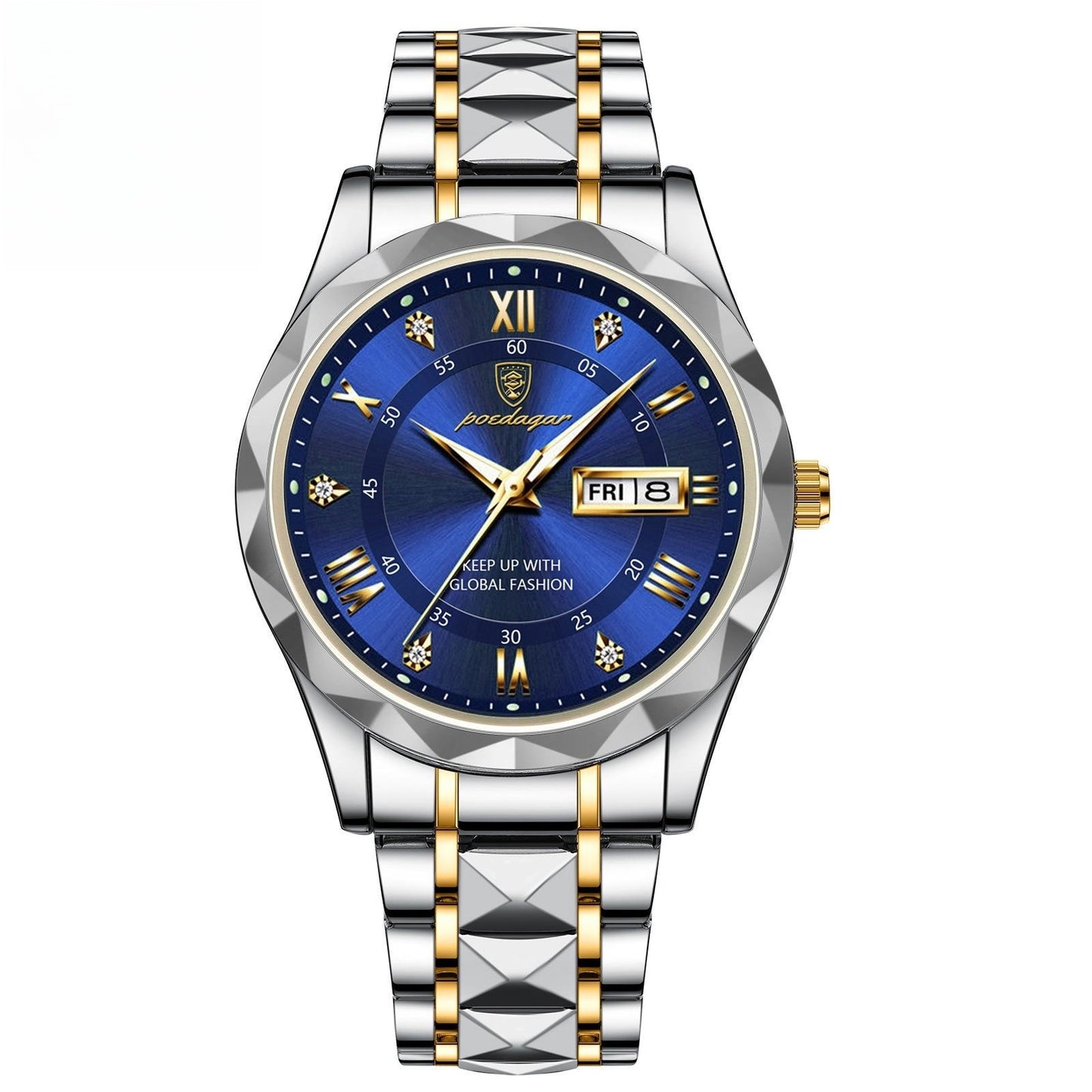 Men Quartz Watch Stylish Analog Wrist Watch for Men