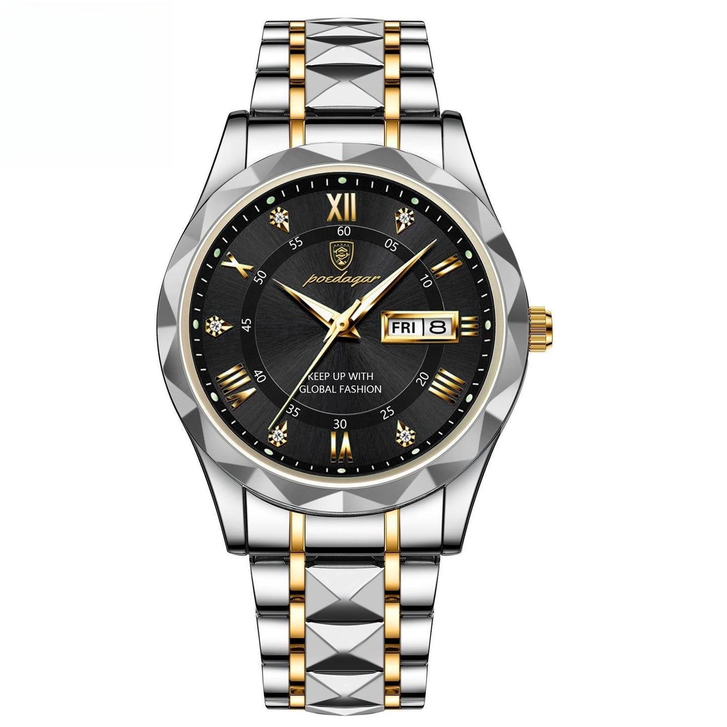 Men Quartz Watch Stylish Analog Wrist Watch for Men