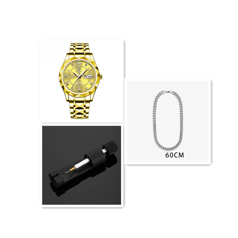 Men Quartz Watch Stylish Analog Wrist Watch for Men