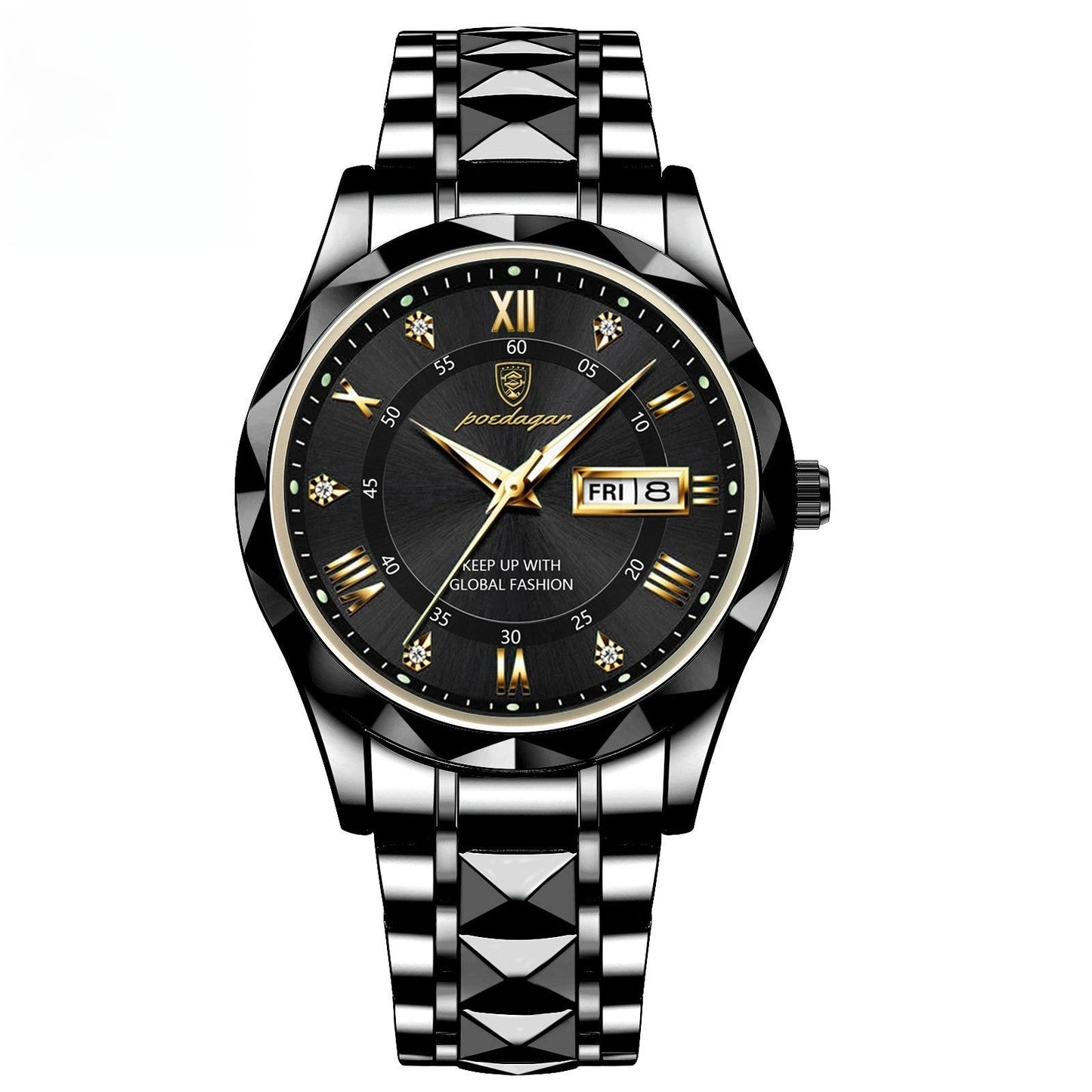 Men Quartz Watch Stylish Analog Wrist Watch for Men