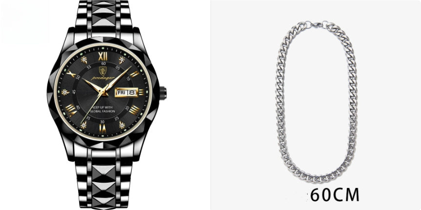 Men Quartz Watch Stylish Analog Wrist Watch for Men