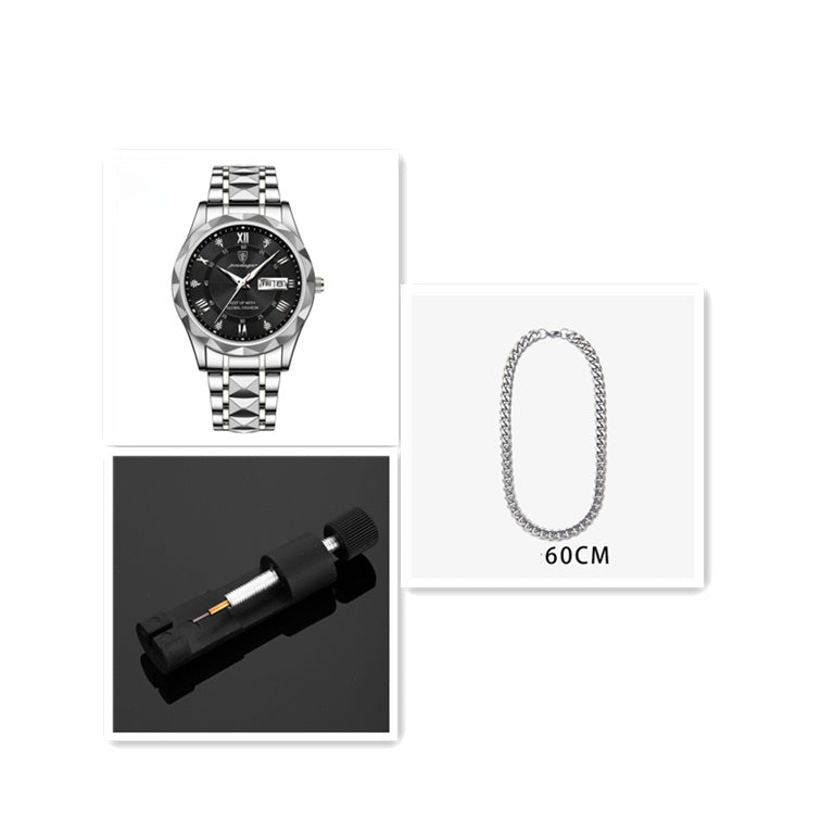 Men Quartz Watch Stylish Analog Wrist Watch for Men