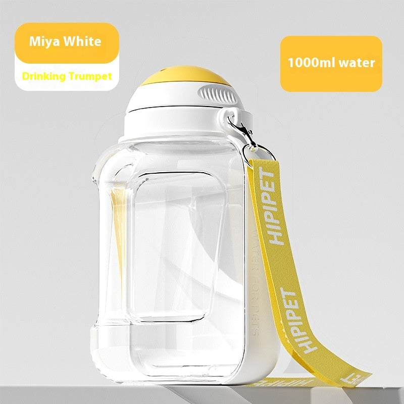2 In 1 Pet Bottle Portable Water & Food Dispenser