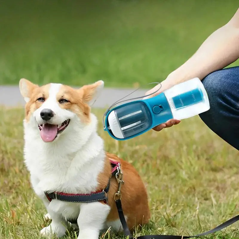three-in-one portable dog water cup  Food Garbage Bag 