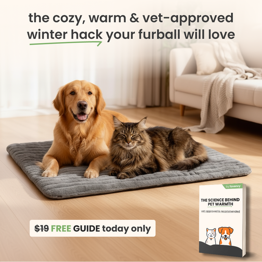 Self-warming pet mat for pets 