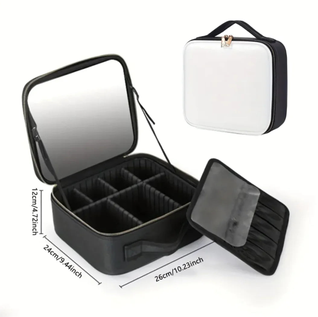 4K LED Vanity Case with Mirror