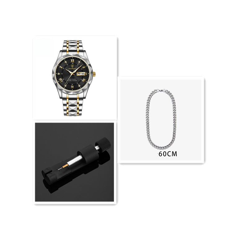 Men Quartz Watch Stylish Analog Wrist Watch for Men