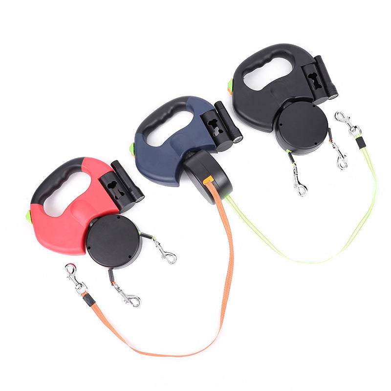 Dual Dog Leash Tangle-Free Leash for Two Dogs