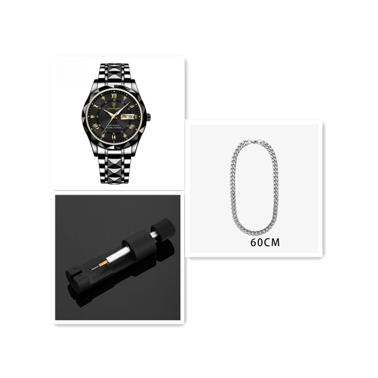 Men Quartz Watch Stylish Analog Wrist Watch for Men