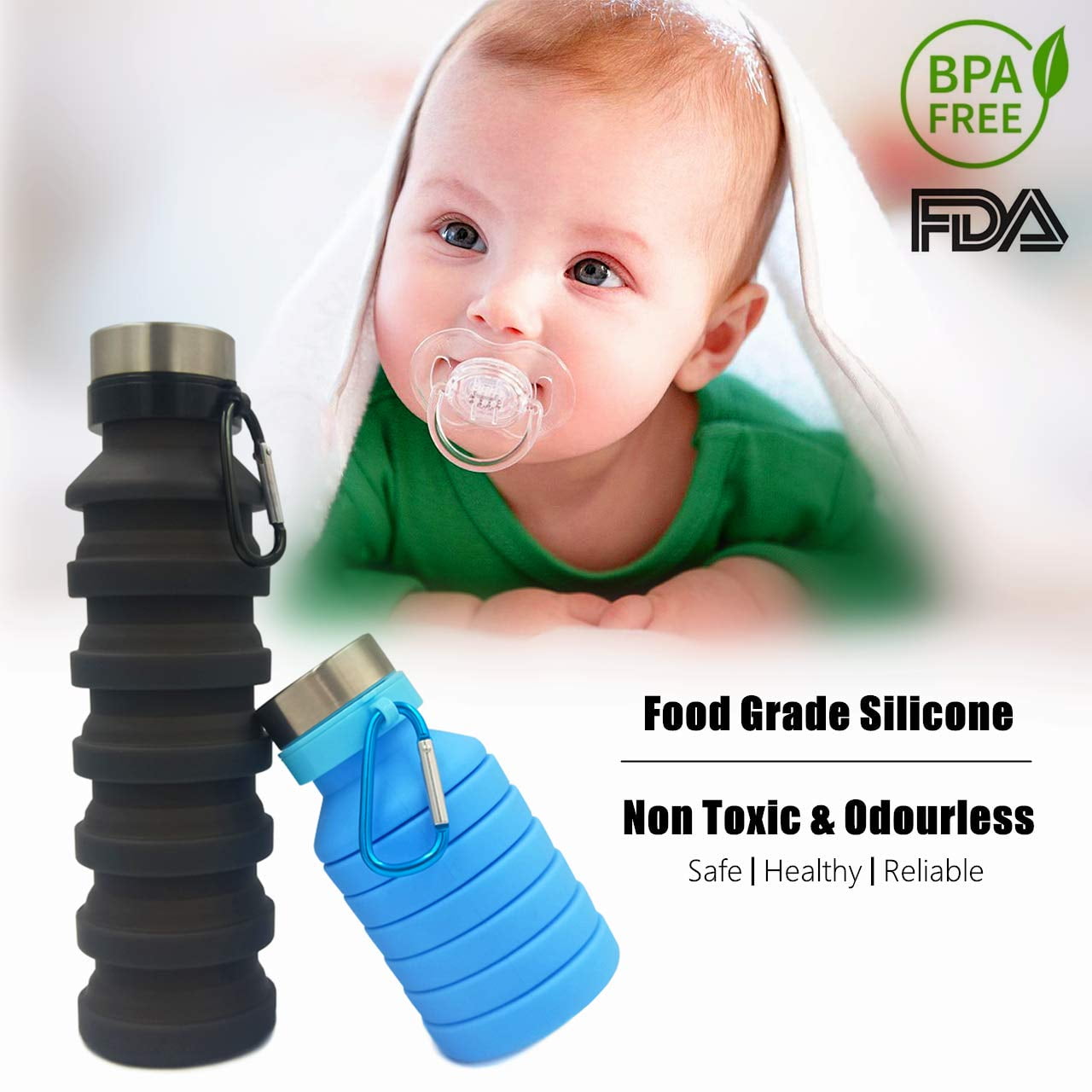 Horizon Collapsible Travel Bottle
